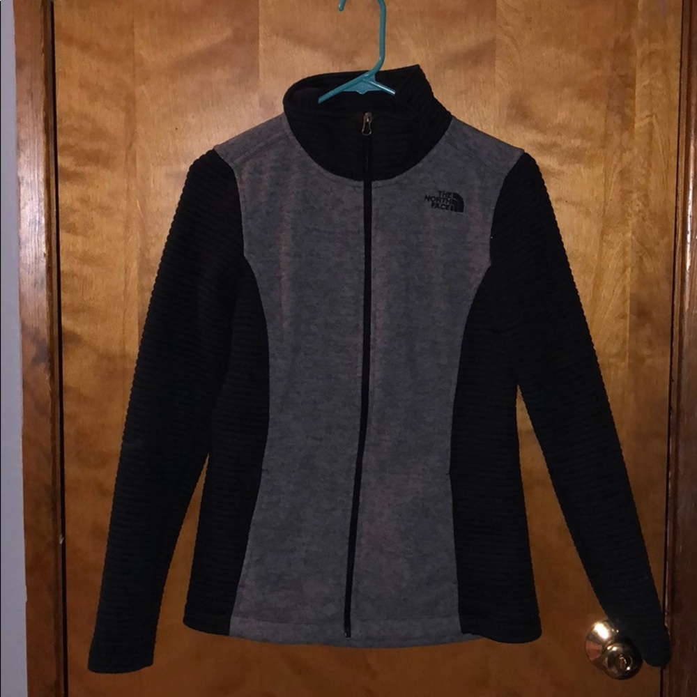 The North Face zip up jacket (worn once)